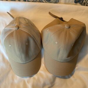 Tan Toddler Baseball Caps-2 NWT